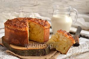 Ананасовый пирог с кокосовой шапочкой рецепт с фото, как приготовить на Webspoon.ru Ананасовый пирог с кокосовой шапочкой рецепт с фото, как приготовить на Webspoon.ru