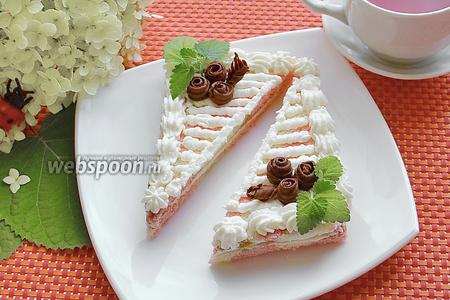 Бисквитное пирожное с киви и сливками, пошаговый рецепт с фото картинки Бисквитное пирожное с киви и сливками, пошаговый рецепт с фото картинки