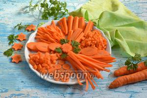 Фото совета Как нарезать морковь