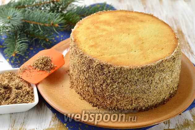 Торт Пломбир из крошки 🍦 рецепт без выпечки на сковороде