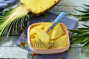 Фото совета Как заморозить ананас