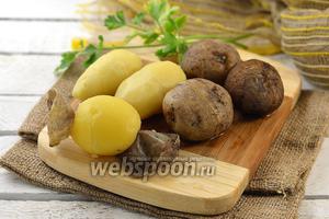 Фото совета Как быстро очистить картофель в мундире