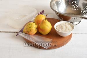 Заморозка пюре из груш