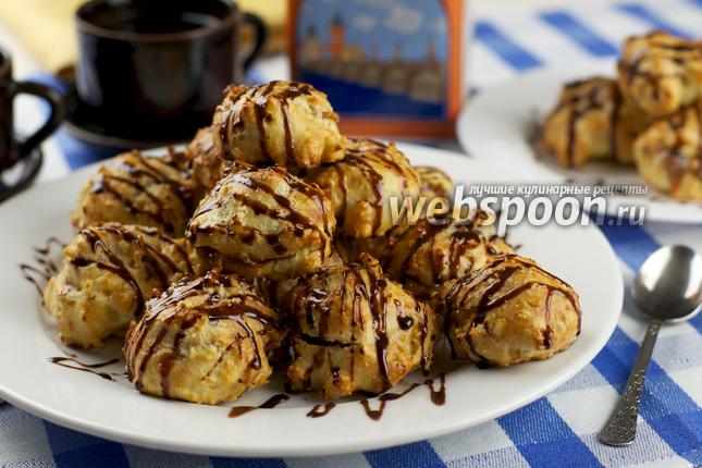 Фото Профитроли с сгущёнкой