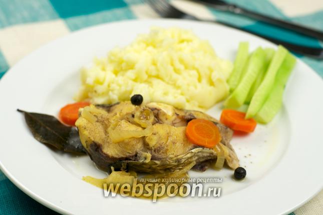 Фото Пеленгас тушёный с овощами