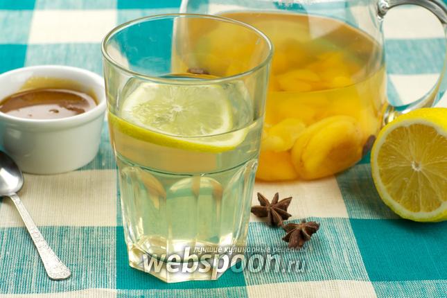 Фото Напиток из имбиря и кураги