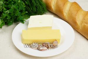 Батон с сыром и чесноком рецепт с фото пошагово с фото