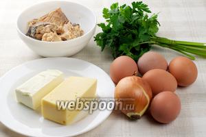 Приготовление салата Мимоза требует наличия таких продуктов: яйца, твёрдый сыр, сливочное масло предварительно положить в морозилку, чтобы удобно было тереть его на тёрке. Лучше брать рыбную консерву в масле или собственном соку, это может быть горбуша, сайра, скумбрия.