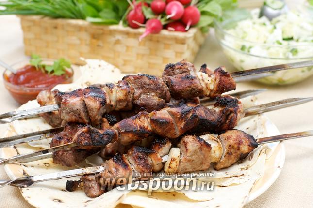 Фото Шашлык из свинины в кефире