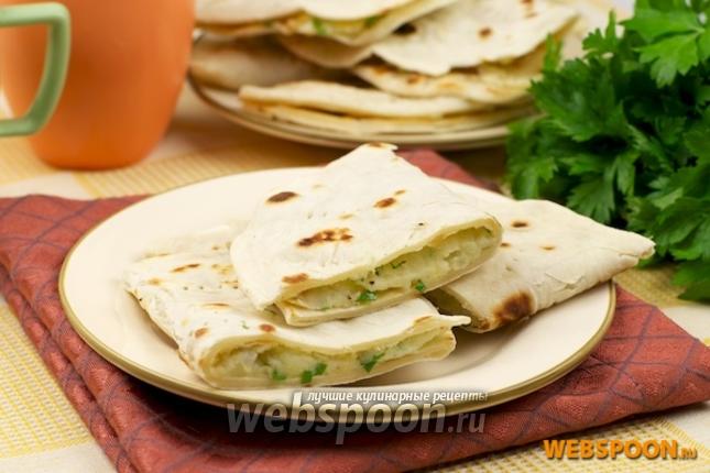 Фото Лепёшки с картофельной начинкой