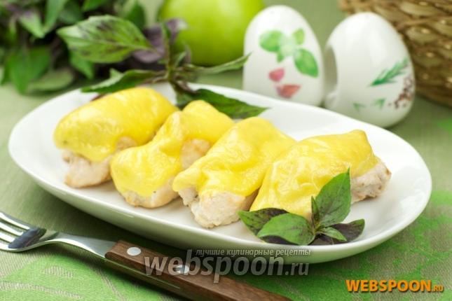 Фото Куриные рулеты с яблоком