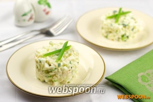 Фото Салат с мясом криля