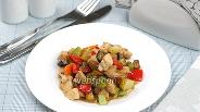 Фото рецепта Куриное филе с овощами в соевом соусе