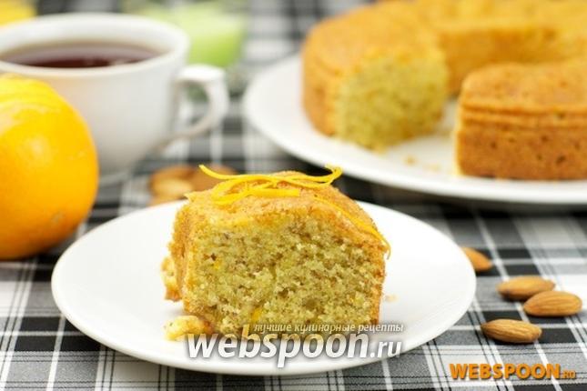 Фото Апельсиновый кекс из кукурузной муки