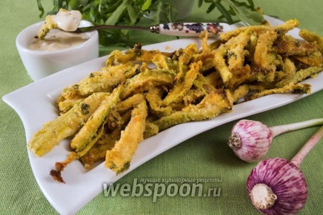 Фото Кабачковые палочки в духовке