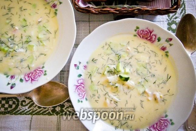 Фото Классическая окрошка на сыворотке