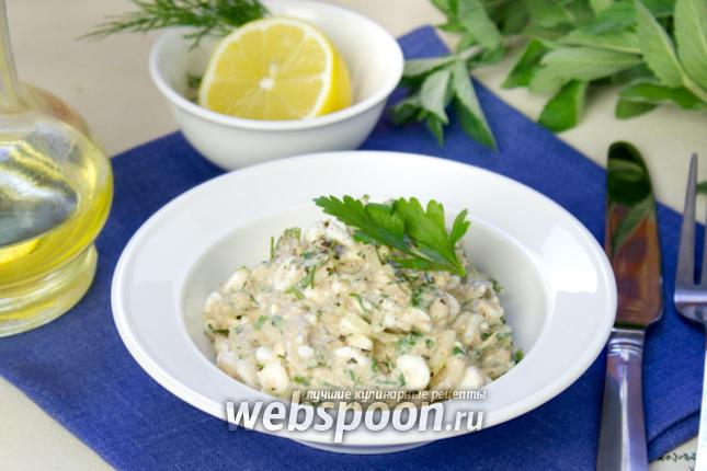 Фото Быстрый салат с тунцом и творогом