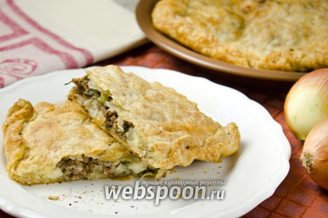 Фото Греческий пирог с мясом