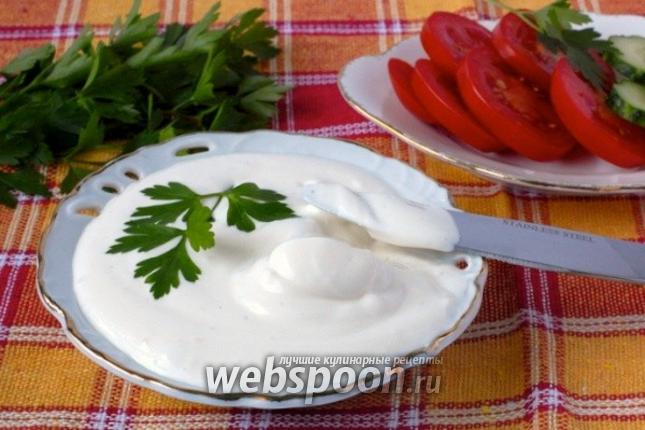 Фото Майонез на молоке без яиц