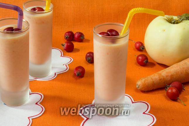 Фото Молочный кисель с морковью