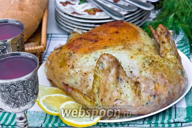 Фото Галантин из запечённой курицы