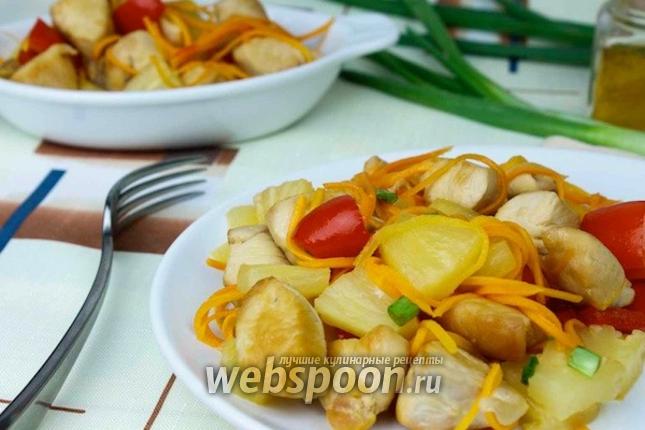 Фото Курица с ананасом