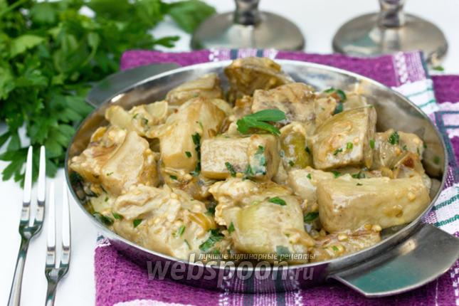 баклажаны как грибы рецепты быстро и вкусно со сметаной