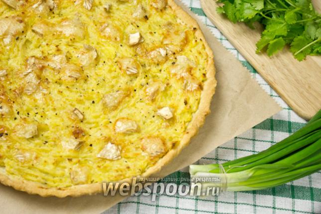 Фото Картофельный пирог с сыром бри