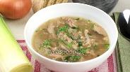 Фото рецепта Куриный суп с грецкими орехами