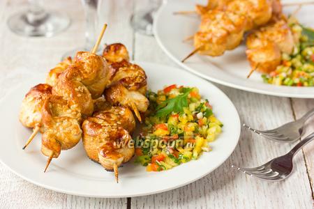 Фото рецепта «Крученая» курица в медовом маринаде