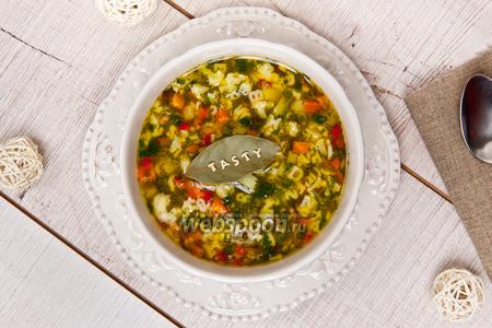 Фото рецепта Лёгкий суп с овощами