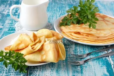 Фото рецепта Сырные блины