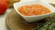 Фото рецепта Томатный соус с тимьяном