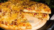 Фото рецепта Пицца с фаршем и сыром