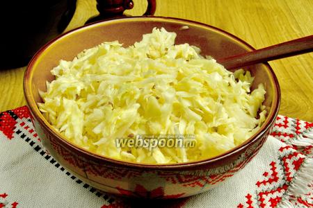 Фото рецепта Квашеная капуста с хреном и анисом