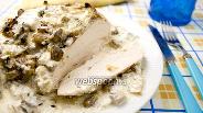 Фото рецепта Куриное филе в сливочно-грибном соусе