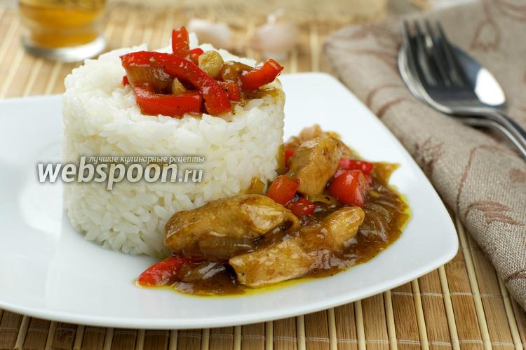 Курица с овощами по тайски