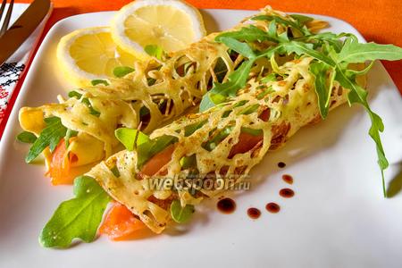 Фото рецепта Блины кружевные на молоке