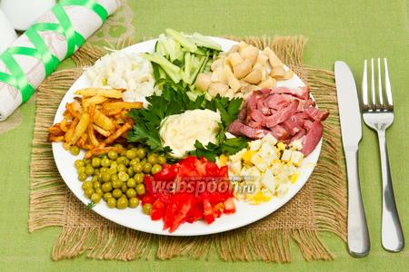 Фото рецепта Салат «Баба-Яга»