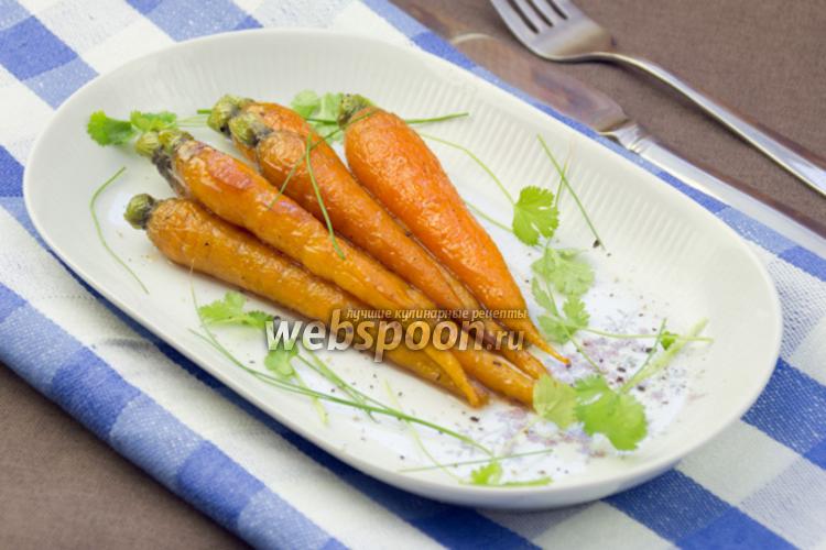 Фото Морковь в медовой глазури