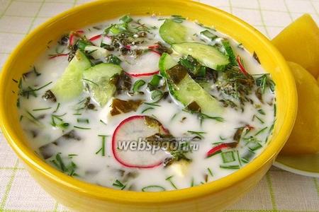 Фото рецепта Холодник со щавелем по-белорусски