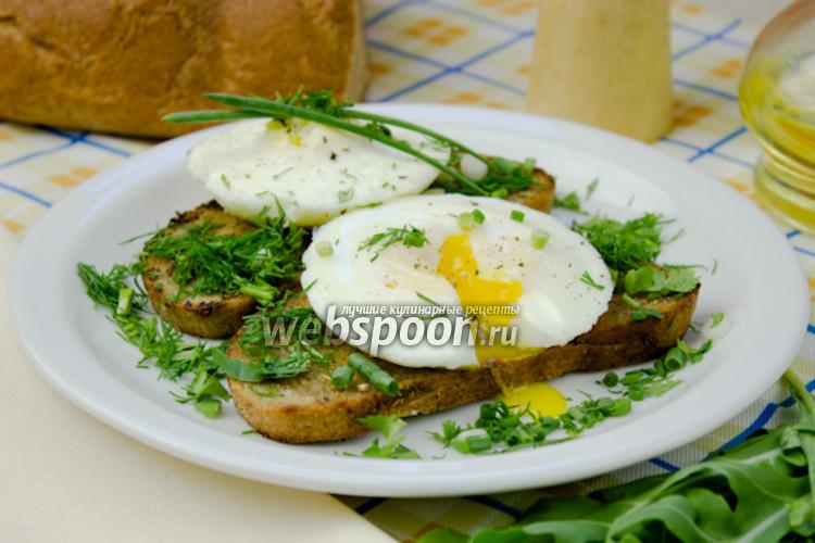 Фото Яйца-пашот с тостами