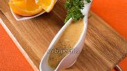 Фото рецепта Апельсиновый соус с горчицей и кунжутом 