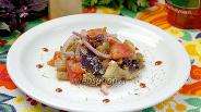 Фото рецепта Салат из печёных овощей с гранатовым соусом