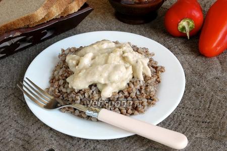 Фото рецепта Бефстроганов из курицы