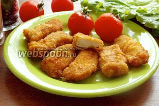 Куриные наггетсы в домашних условиях на сковороде в панировке из сухарей рецепт с фото