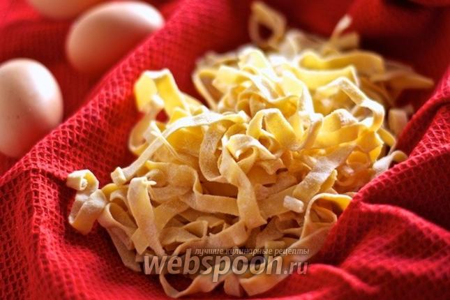 Фото Свежая яичная паста