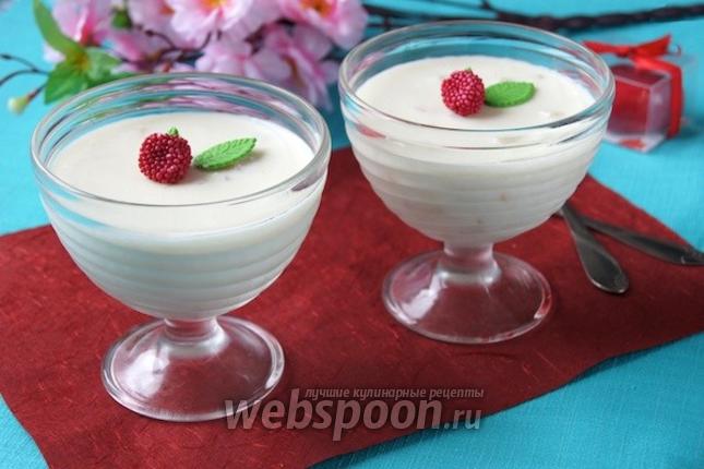 Фото Творожный десерт с ананасами