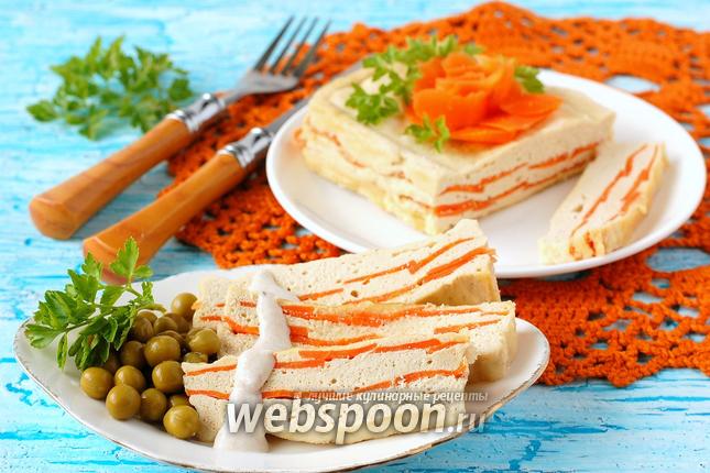 Фото Куриное суфле с морковью в микроволновке