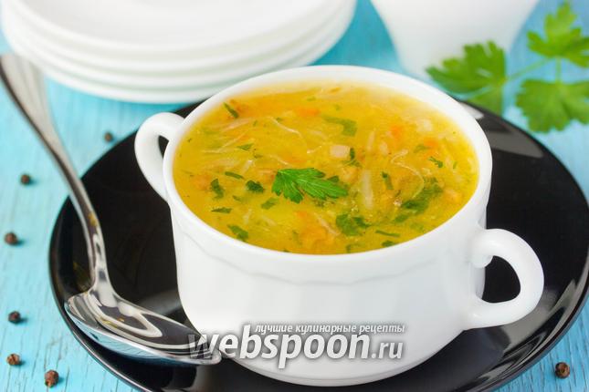 Фото Капустняк с курицей и пшеном